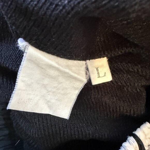 Vintage Tommy Hilfiger 90s Windbreaker Track Pants Men's Large Black Tracksuit - Picture 12 of 12